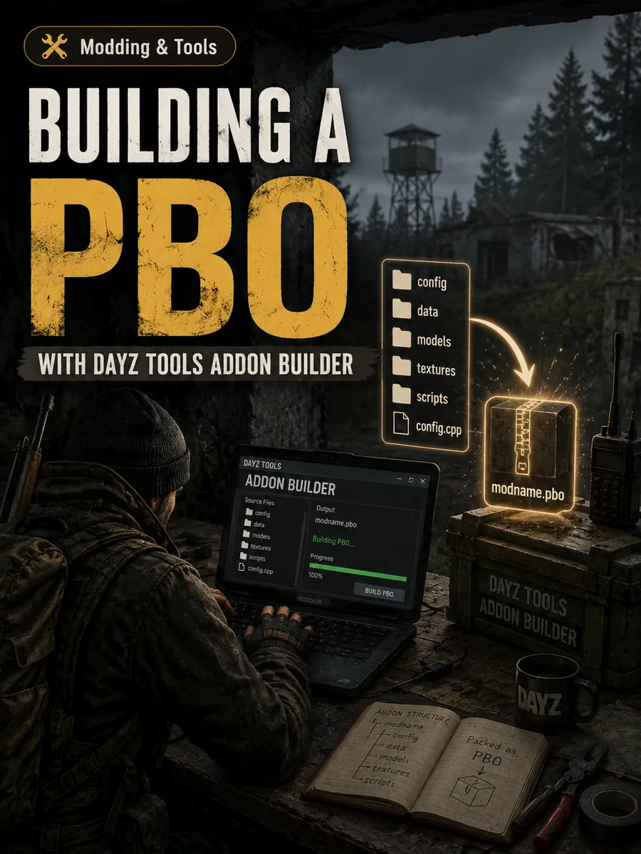 So baust du PBOs mit dem DayZ Tools Addon Builder