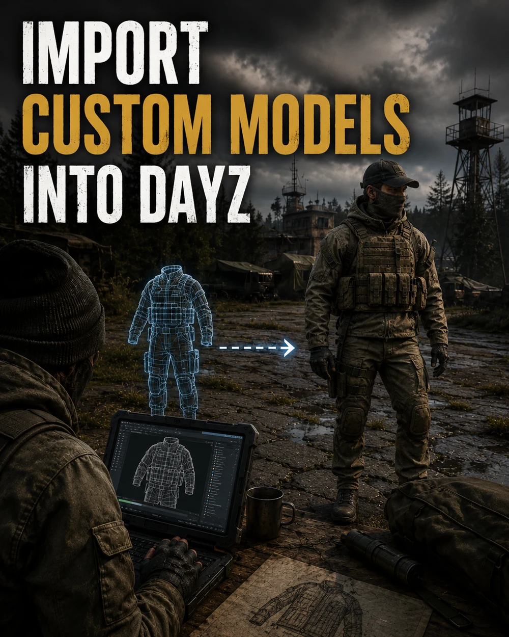 How to import custom models into DayZ – Bringing your own 3D model into DayZ — a prop, a building, a piece of clothing, a weapon or an attachment — always follows the same chain. The Enfu...