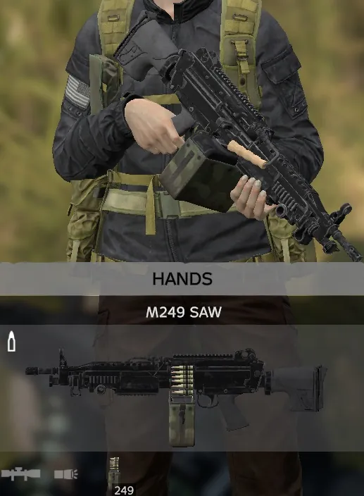 DayZ Weapon mod M249 SAW preview 02